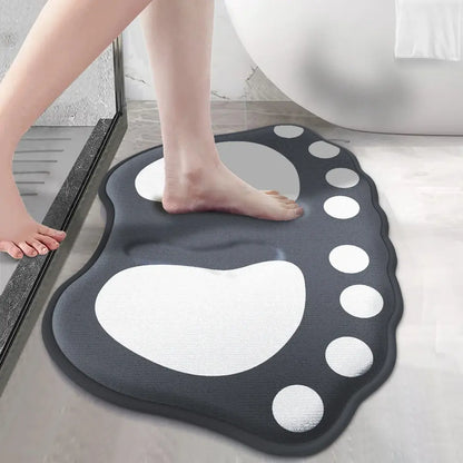 Claw Pattern Anti-Slip Bathroom Mat - Soft, Absorbent & Stylish