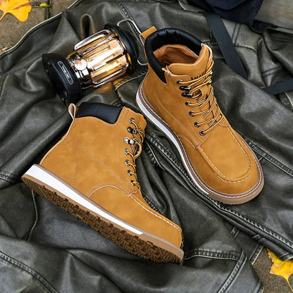 Mens High Top Safety Work Boots for Demanding Workdays