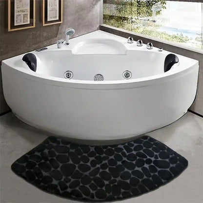 Curved Non Slip Bath Mat - Thickened Shower Room Mat