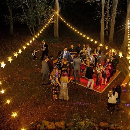 Liora Solar Star Fairy Lights - Outdoor String Lights with 8 Modes