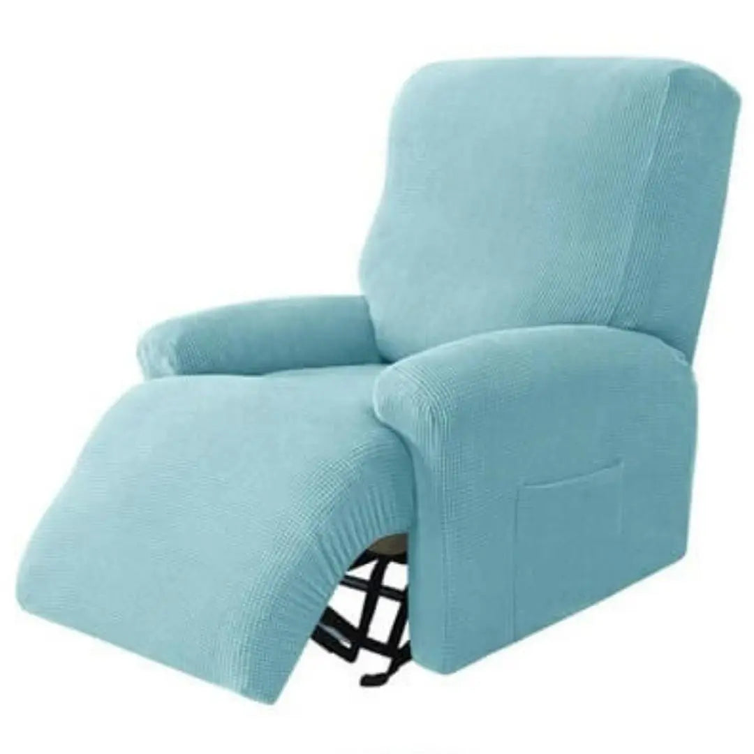 Cabri Knitted Recliner Chair Covers - Stretch Jacquard Slipcovers for 1-4 Seater Recliners