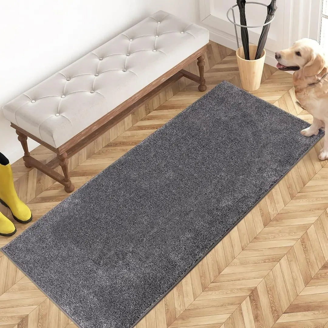 PawGuard Dirt Trapper Mat - Machine Washable Non-Slip Welcome Mat for Pets and Entryways