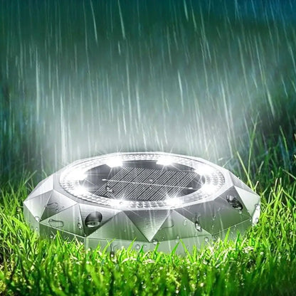 Solaro Diamond Path Lights - IP65 Waterproof LED Ground Lights for Garden and Landscape