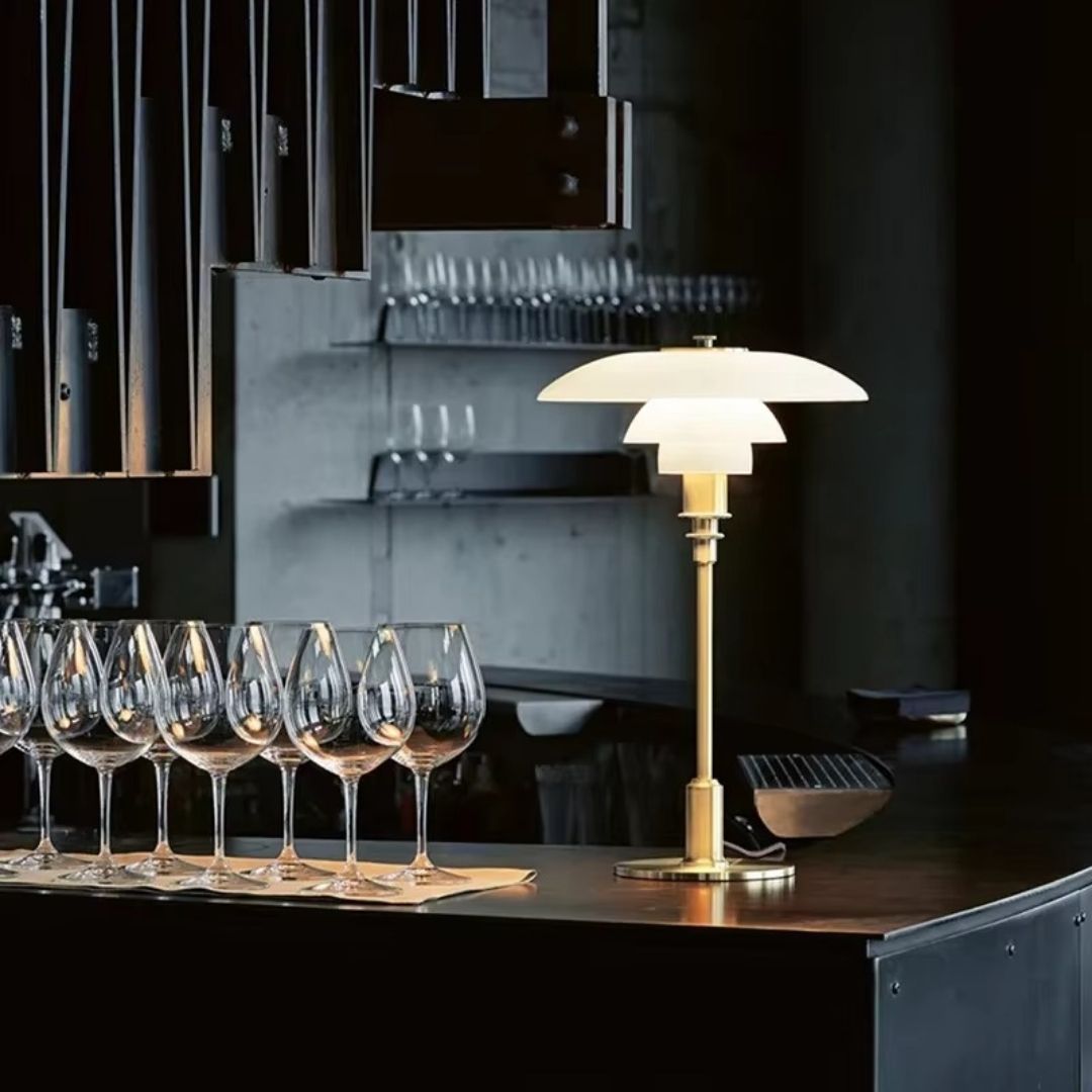 Danish Designer Table Lamp - Scandinavian LED Accent Light