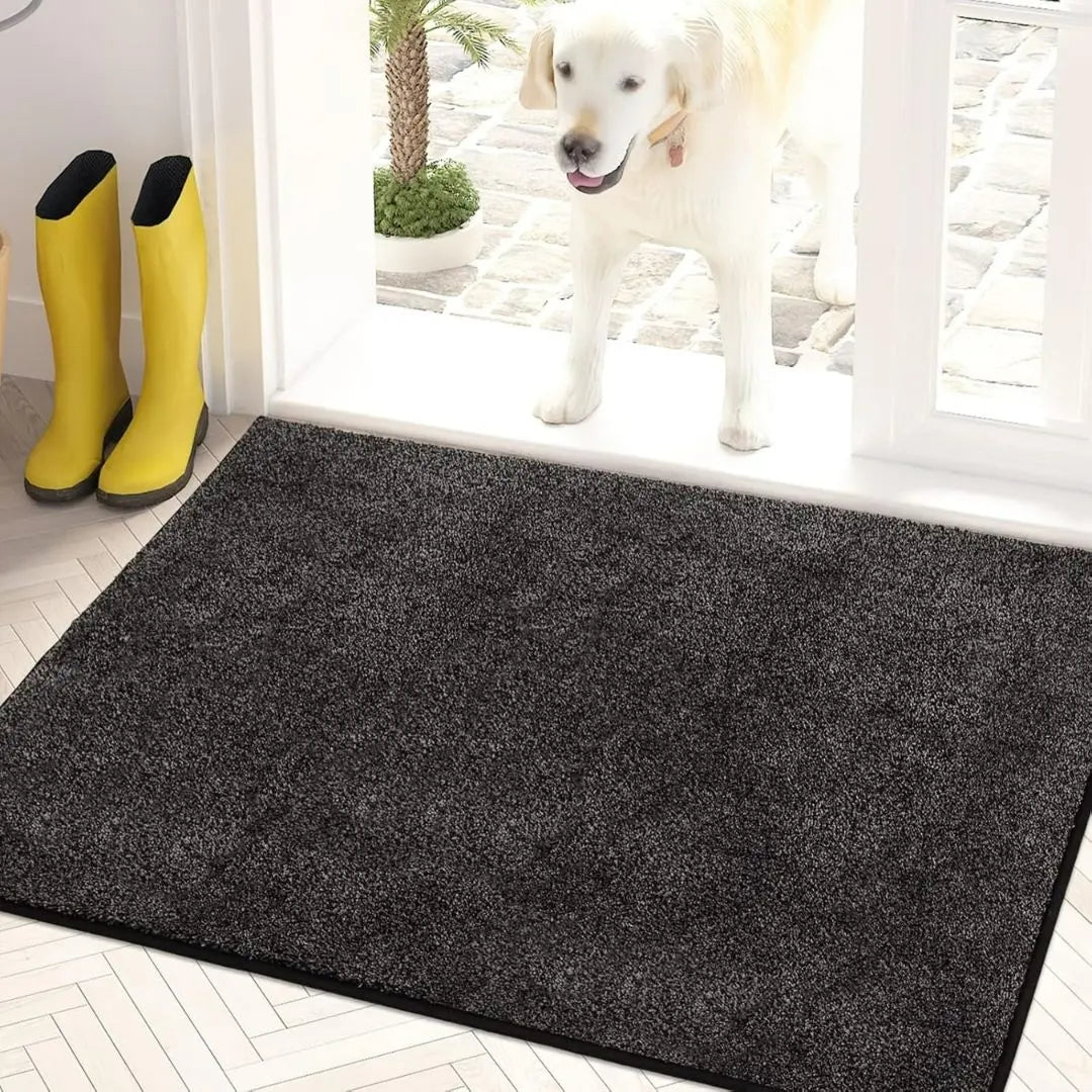 PawGuard Dirt Trapper Mat - Machine Washable Non-Slip Welcome Mat for Pets and Entryways