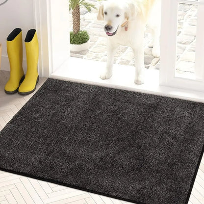 PawGuard Dirt Trapper Mat - Machine Washable Non-Slip Welcome Mat for Pets and Entryways
