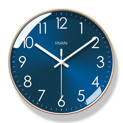 30 cm Silent Quartz Wall Clock - Modern Minimalist Design