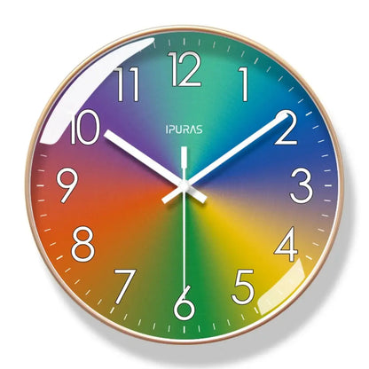 30 cm Silent Quartz Wall Clock - Modern Minimalist Design
