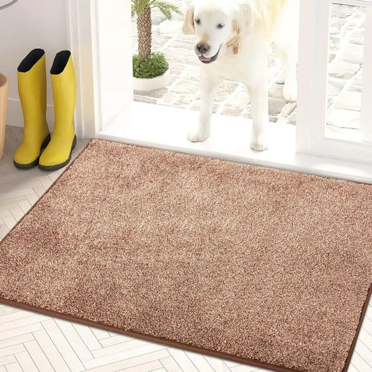 PawGuard Dirt Trapper Mat - Machine Washable Non-Slip Welcome Mat for Pets and Entryways