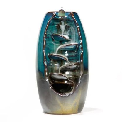 Blue Ceramic Backflow Incense Burner
