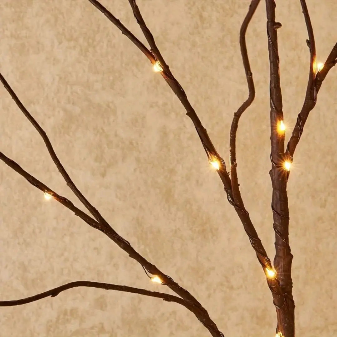 LED Branch Light - Warm White Decorative Twig Lamp for Events and Home Decor