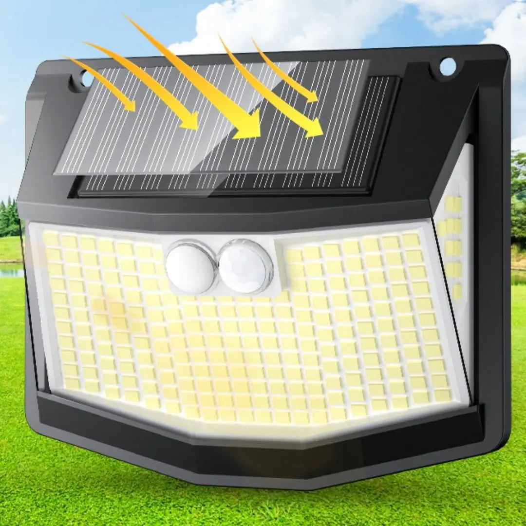 Solvi Solar Security Lights - 248-LED Outdoor Motion Sensor