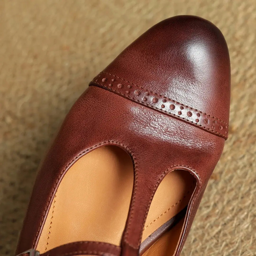 Graneth Genuine Leather Flats