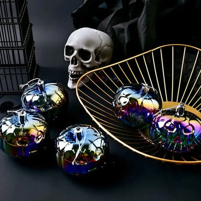 3 PCs Vintage Halloween Pumpkin Hanging Balls