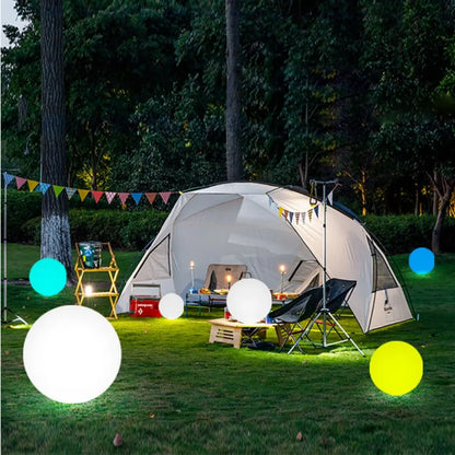 Globe Table Lamp - Wireless Dimmable Table Lamp Sphere with 16 Colors