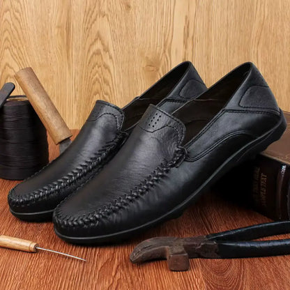 Aurelio Italian 100% Genuine Leather Loafers