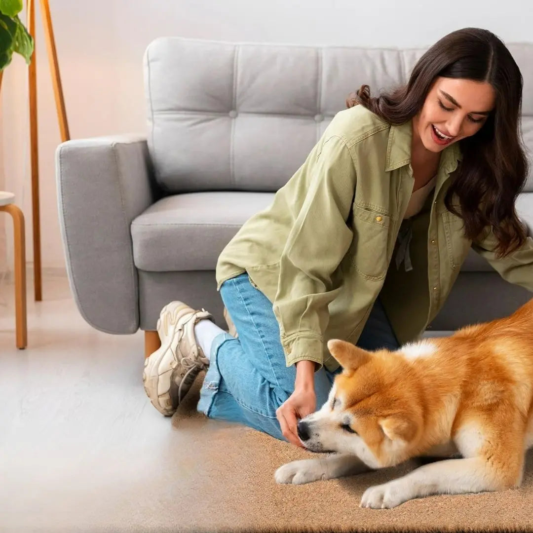 CoirGuard Heavy-Duty Entrance Mat - Non-Slip Coir and Rubber Backed Mat for Indoor and Outdoor Use