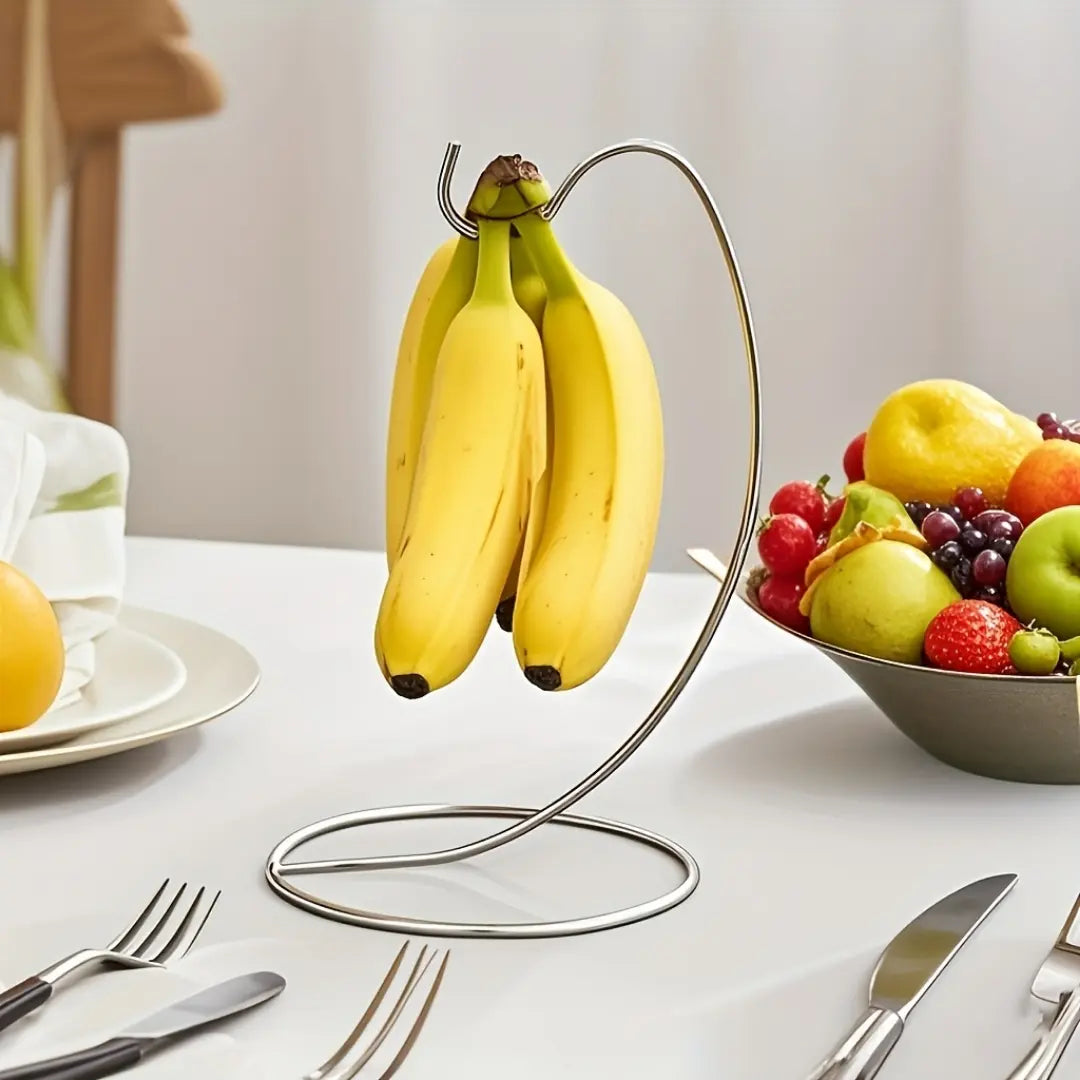Banana Holder - Sturdy Metal Stand for Fruits and Home Storage