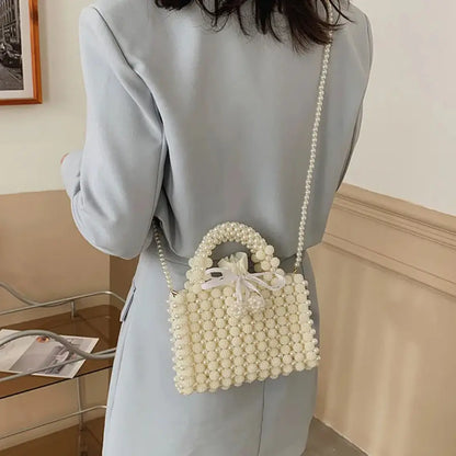 Perlina – Pearl Beaded Evening Bag Bridal Clutch Wedding Party