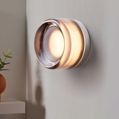 Dimple Sconce Light - Minimalist Wall and Ceiling LED Fixture for Modern Interiors