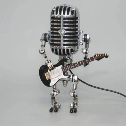 GuitarLamp Robot Table Lamp - Dimmable LED Light with Guitar Accent