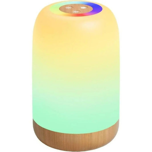 LumiAura Portable RGB Touch Night Light - Stylish Rechargeable Bedside Lamp