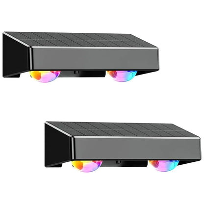 FenceGlow Pro Solar Wall Lights - Waterproof Fence Lighting