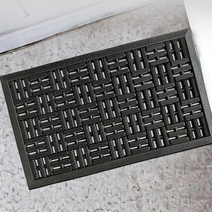 Torvo Rubber Door Mat - Heavy Duty Non-Slip Outdoor Mat