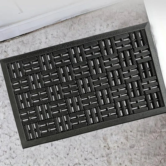 Torvo Rubber Door Mat - Heavy Duty Non-Slip Outdoor Mat