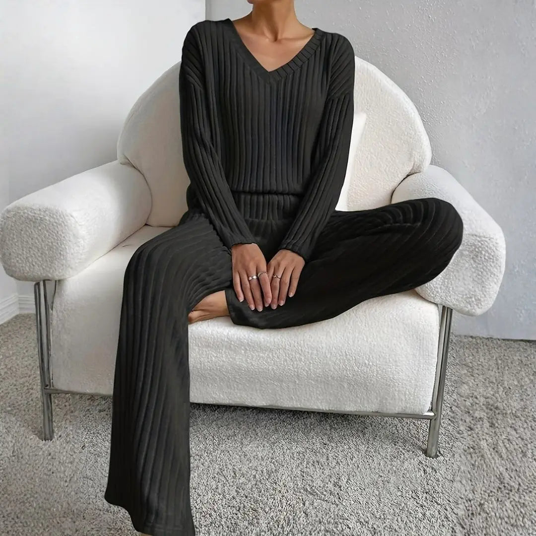 Camden Ribbed Knit Lounge Set