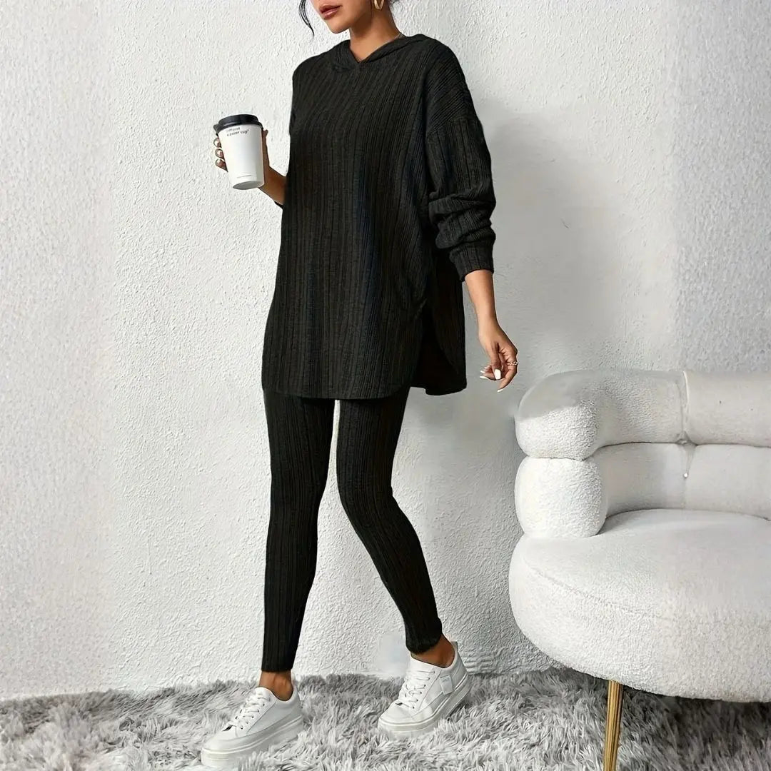 Camden Ribbed Knit Lounge Set