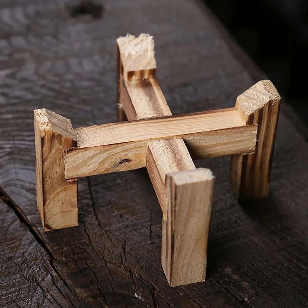 Ceramic Backflow Incense Burner - Fountain & Candlestick Ornament