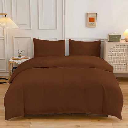 Brushed Duvet Cover Set with Pillowcases