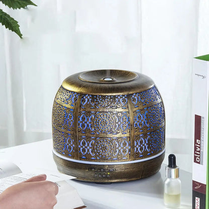 Classic Bronze Style Essential Oil Diffuser - Humidifier with Auto Shut-Off