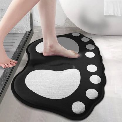Claw Pattern Anti-Slip Bathroom Mat - Soft, Absorbent & Stylish