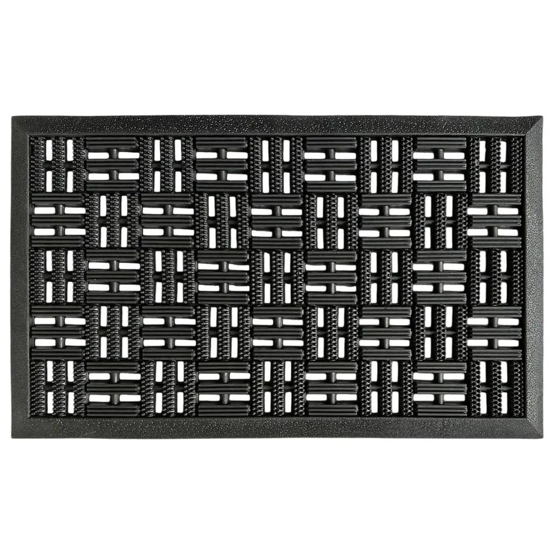 Torvo Rubber Door Mat - Heavy Duty Non-Slip Outdoor Mat