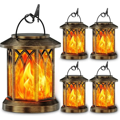 Oriva Solar Fence Lights - Outdoor Waterproof Decorative Wall Lamps