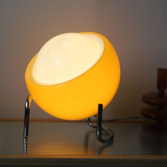 Bauhaus Medieval Indoor Table Lamp - Retro-Modern LED Accent Light for Stylish Interiors
