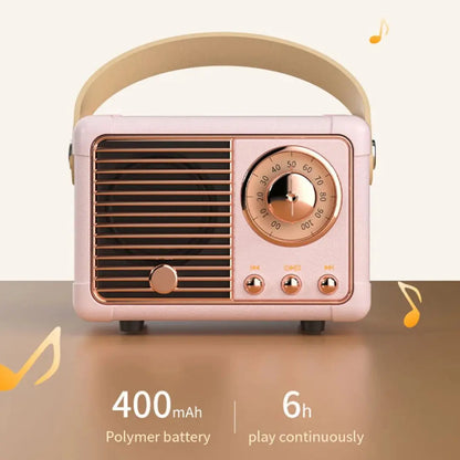 Timeless Retro Radio Bluetooth Speaker - Vintage Radio Design with Modern Tech