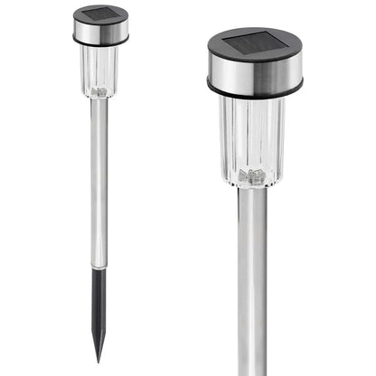 SolarLuxe Stainless Steel Garden Lights - Waterproof LED Pathway Lighting