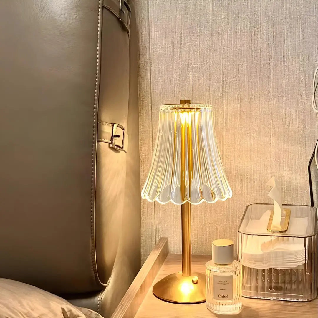 Aureli - Golden Crystal Table Lamp