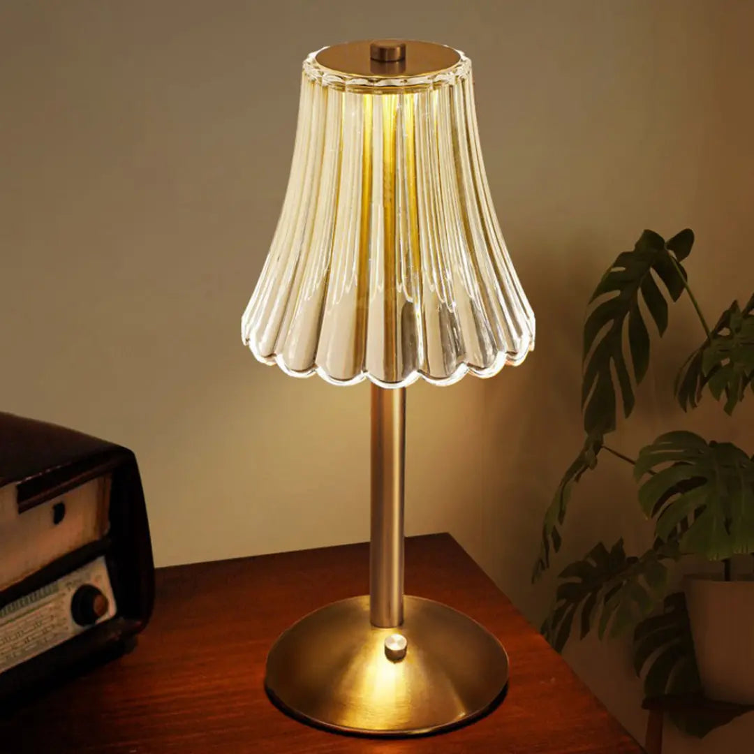 Aureli - Golden Crystal Table Lamp