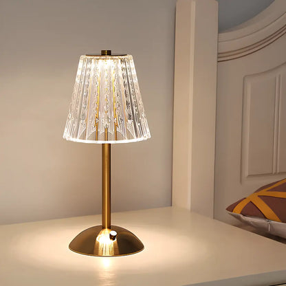Aureli - Golden Crystal Table Lamp