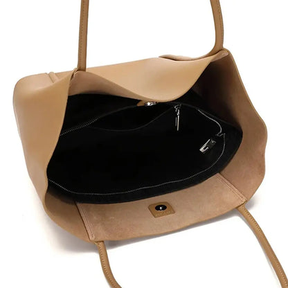 Genuine Leather Tote Bag for Women - Luxury Shoulder Bag
