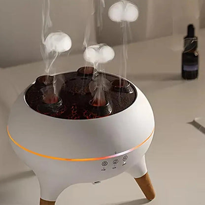 Jellyfish Aroma Humidifier - Ultrasonic Essential Oil Diffuser with 7 LED Lights
