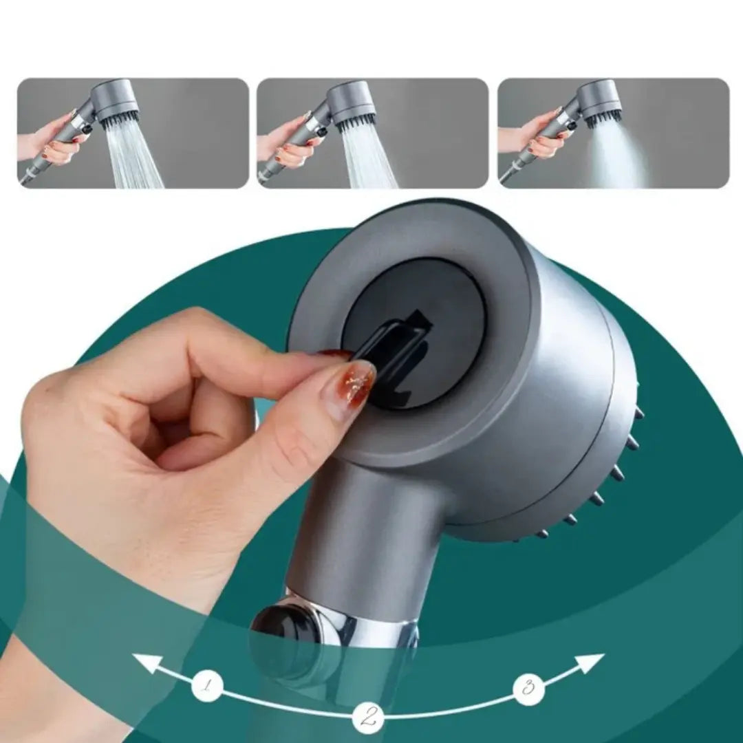 High Pressure Shower Head with Set of 10 Water Filter