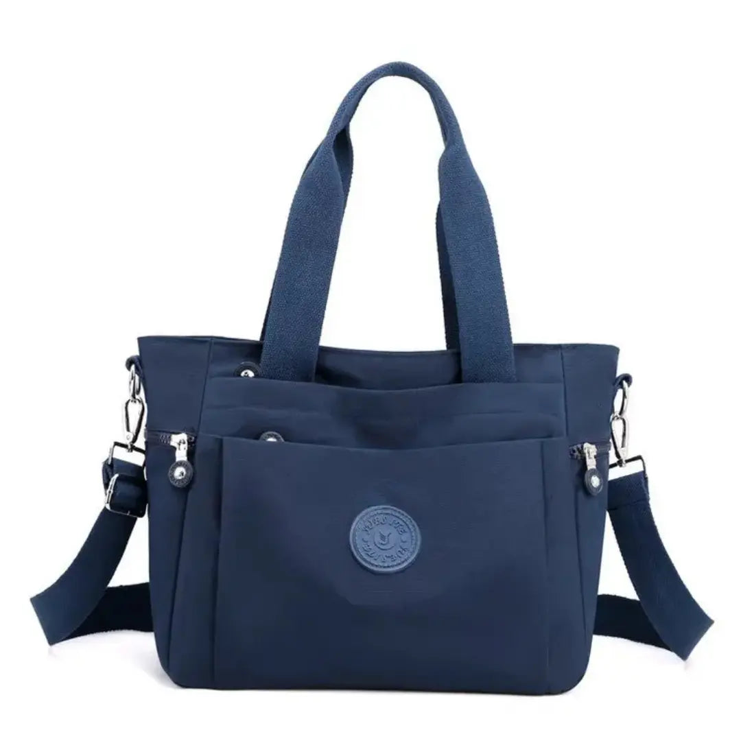 Nyvera – Nylon Tote Bag Lightweight Shoulder Handbag with Multiple Pockets