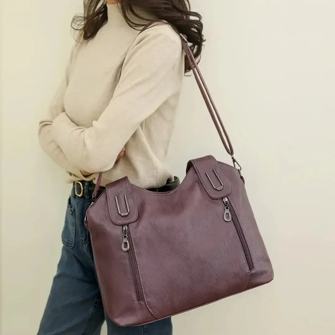 Elegant Leather Tote Bag for Style, Comfort and Everyday Convenience