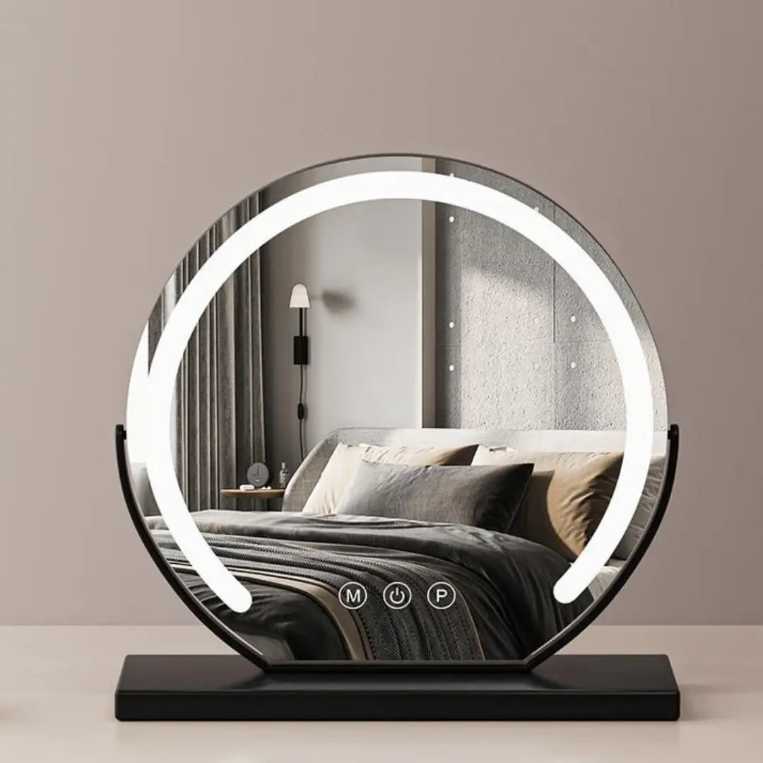 Vanity Mirror with LED Lights - Smart Touch Makeup Mirror for Dressing Table and Beauty Room