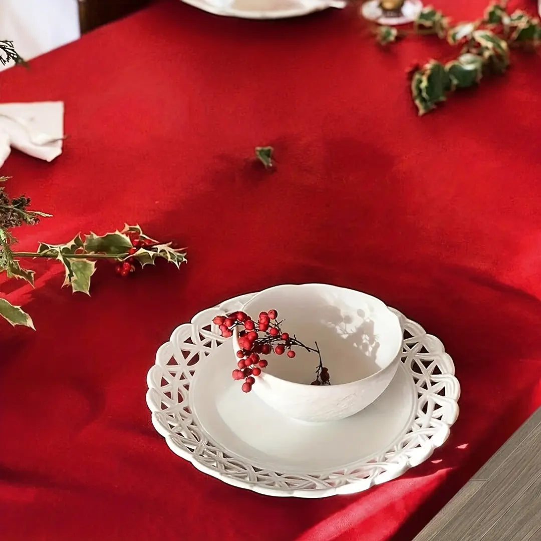 Elastic Tablecloth Cover - Washable Indoor and Outdoor Table Cover